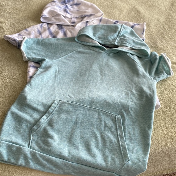 Two matching style super soft and comfy top with hoodie for boys 12-14 years. - Picture 2 of 7